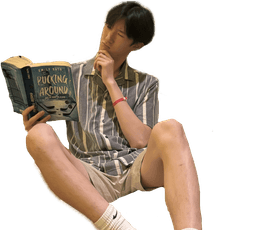 Deep in thought while reading Neo-Western Philosophy