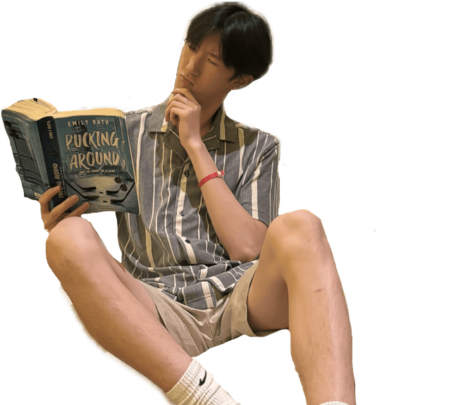 Deep in thought while reading Neo-Western Philosophy